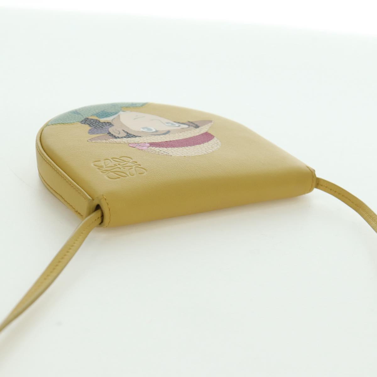 LOEWE テ Studio Ghibli Howl's Moving Castle Heel Sophie Leather Auth 167002SM