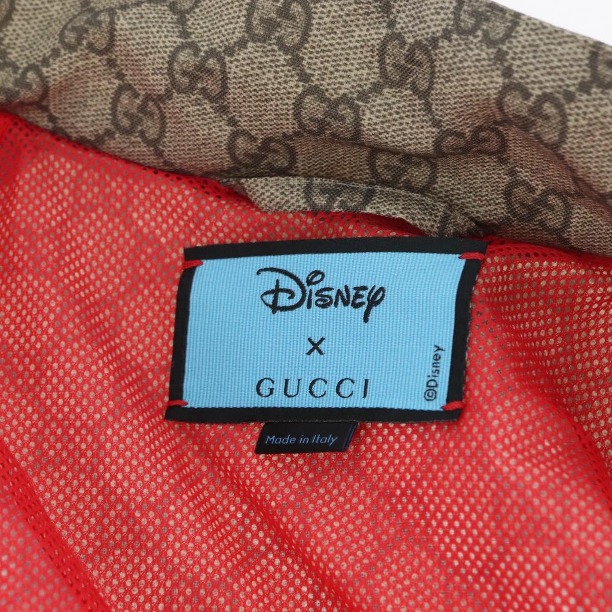 GUCCI GG Supreme Donald Duck Blouson PVC Beige Auth 167030SM