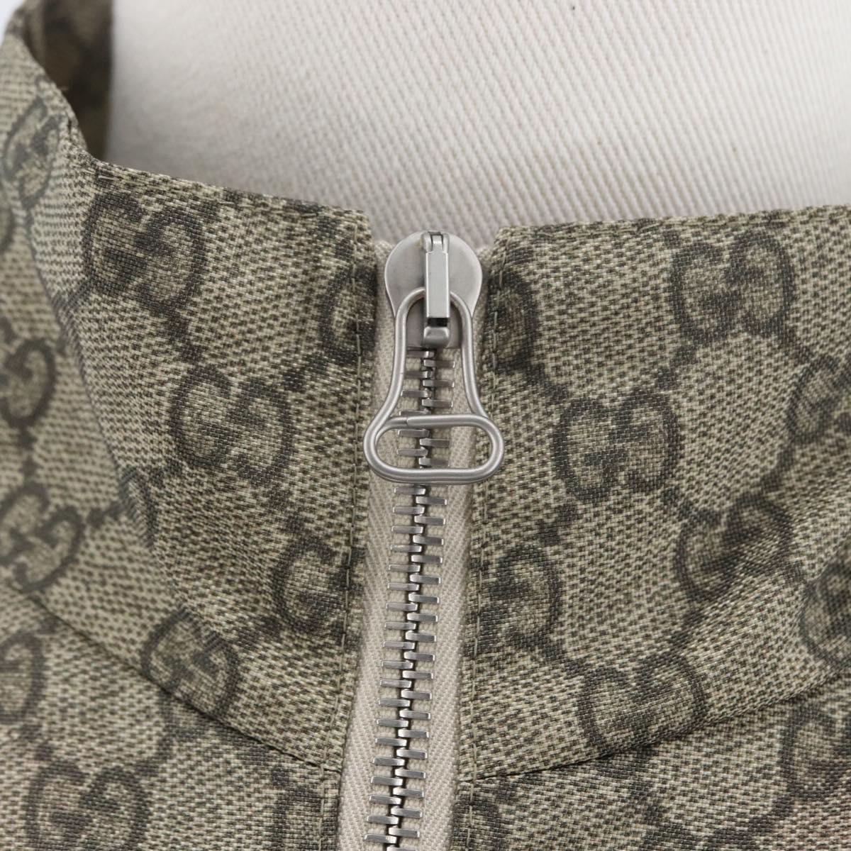 GUCCI GG Supreme Donald Duck Blouson PVC Beige Auth 167030SM