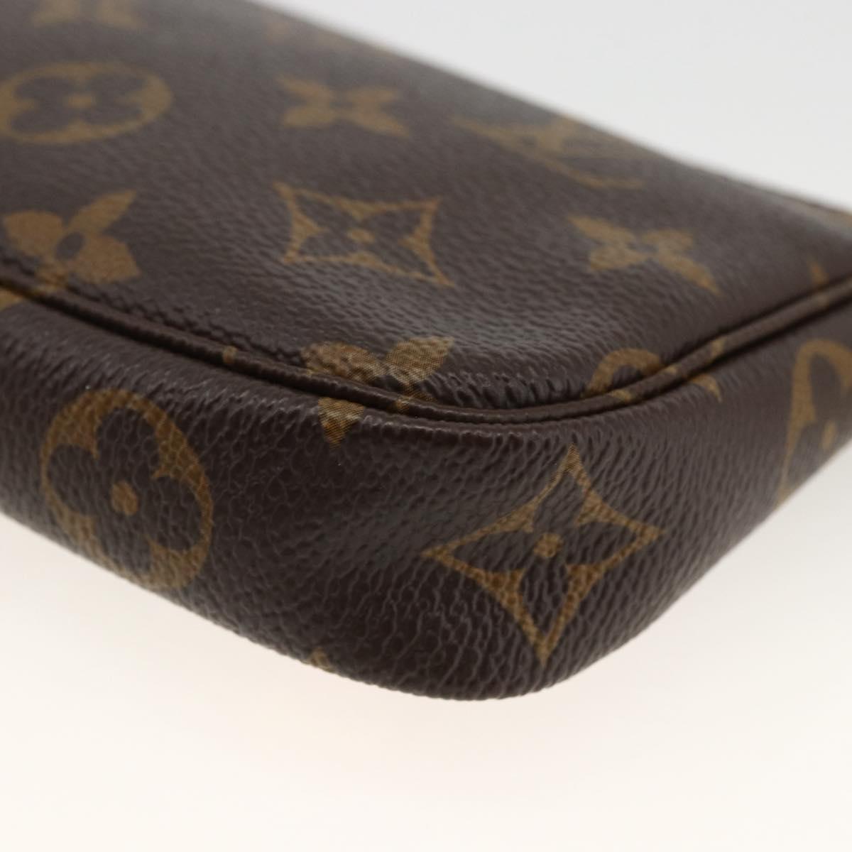 LOUIS VUITTON Monogram Vivienne Mini Pochette Accessoires M80863 Auth 167032SM