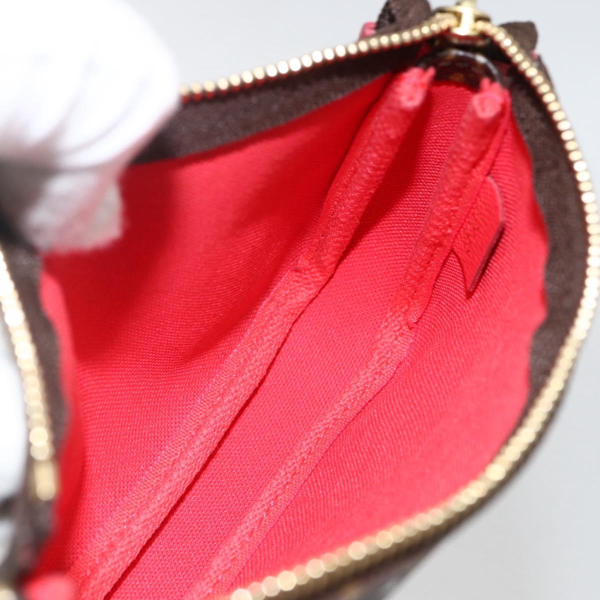 LOUIS VUITTON Monogram Vivienne Mini Pochette Accessoires M80863 Auth 167032SM