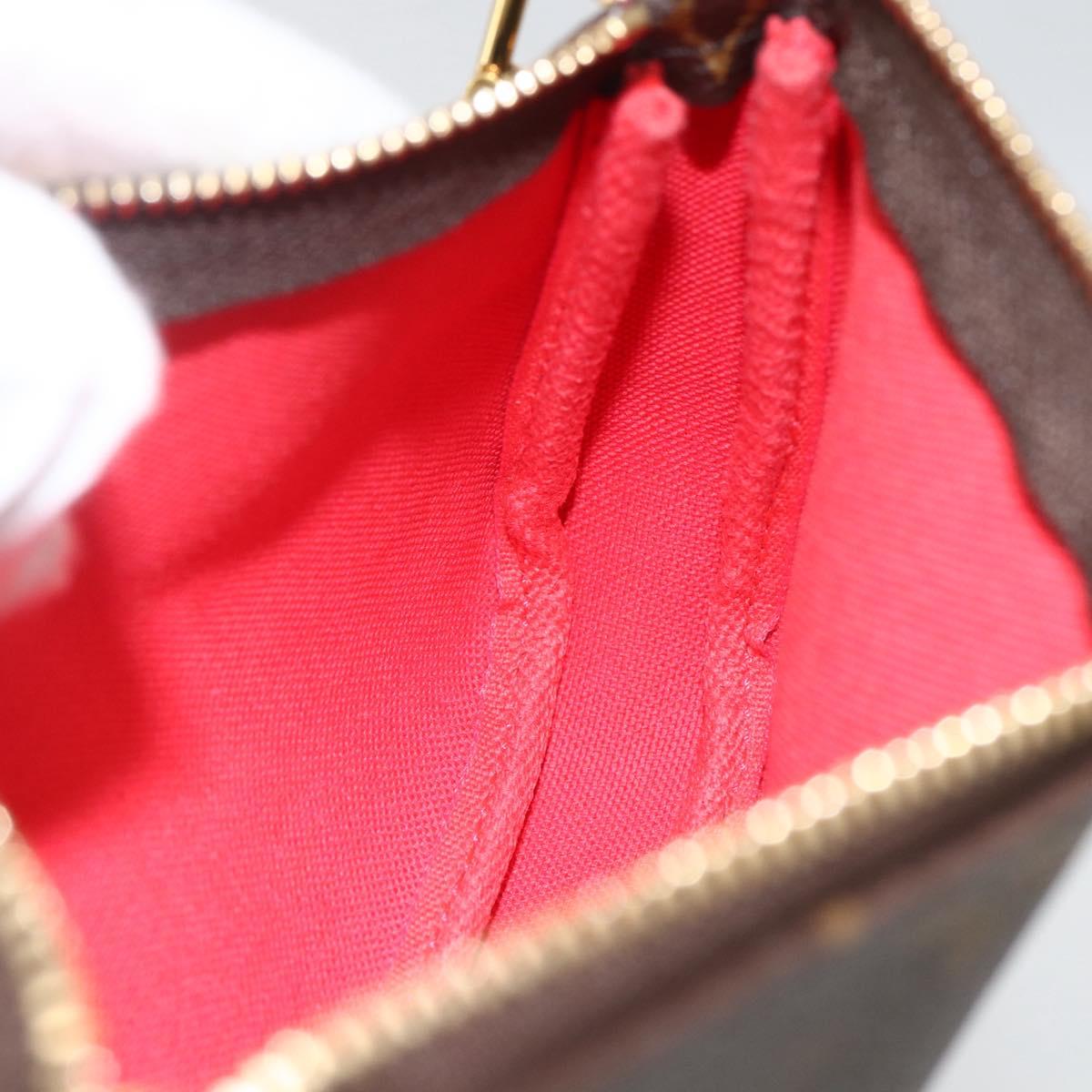 LOUIS VUITTON Monogram Vivienne Mini Pochette Accessoires M80863 Auth 167032SM
