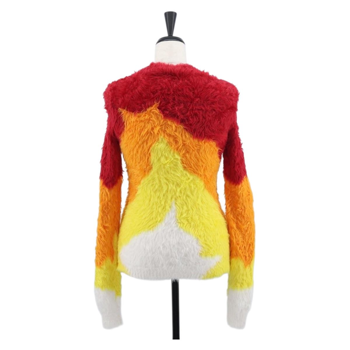LOEWE × Ghibli Calcifer Sweater Howl's Moving Castle Polyamide Red Auth 167038SM