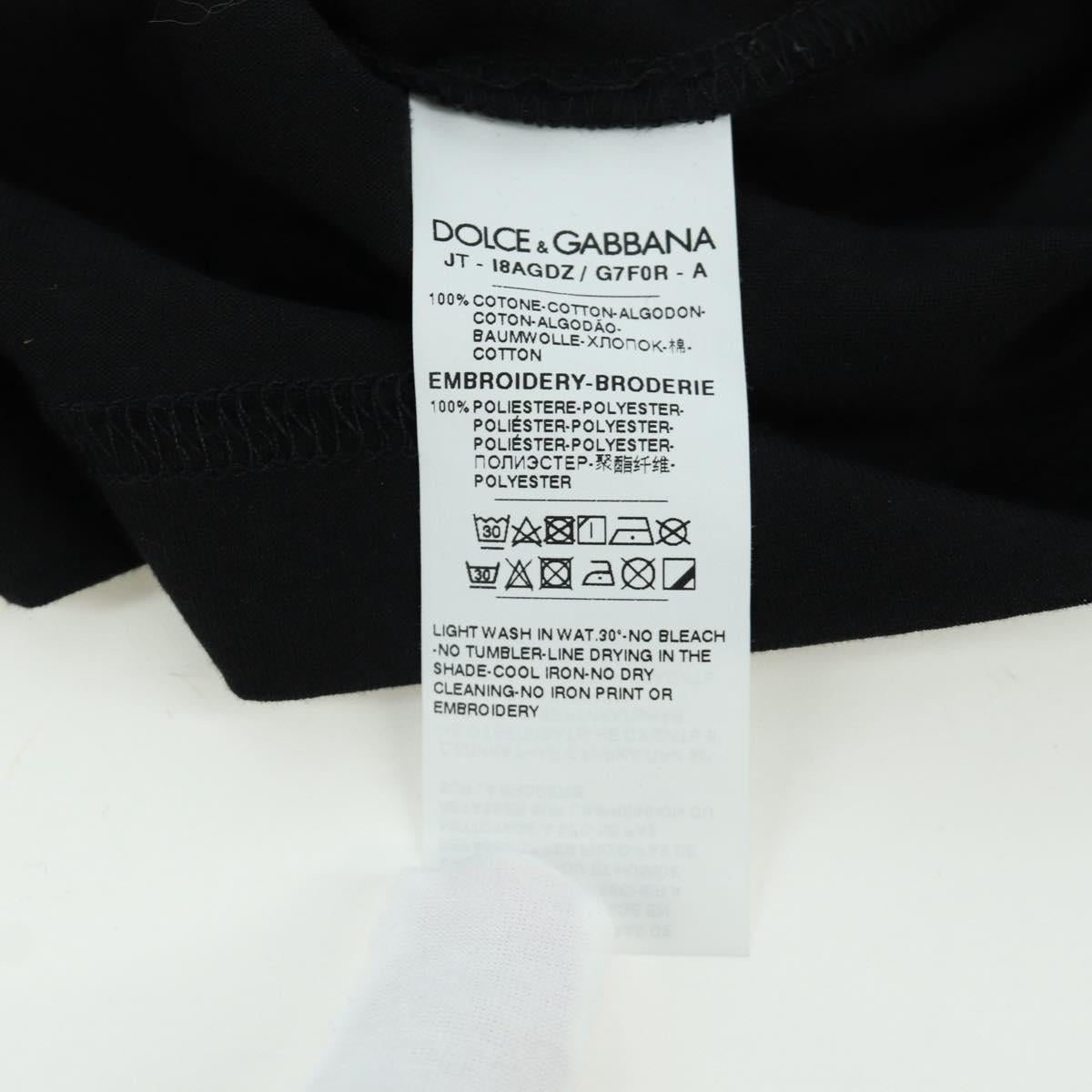 DOLCE&GABBANA D&G x Jujutsu Kaisen Panda T Shirt Cotton Black Auth 167054SM