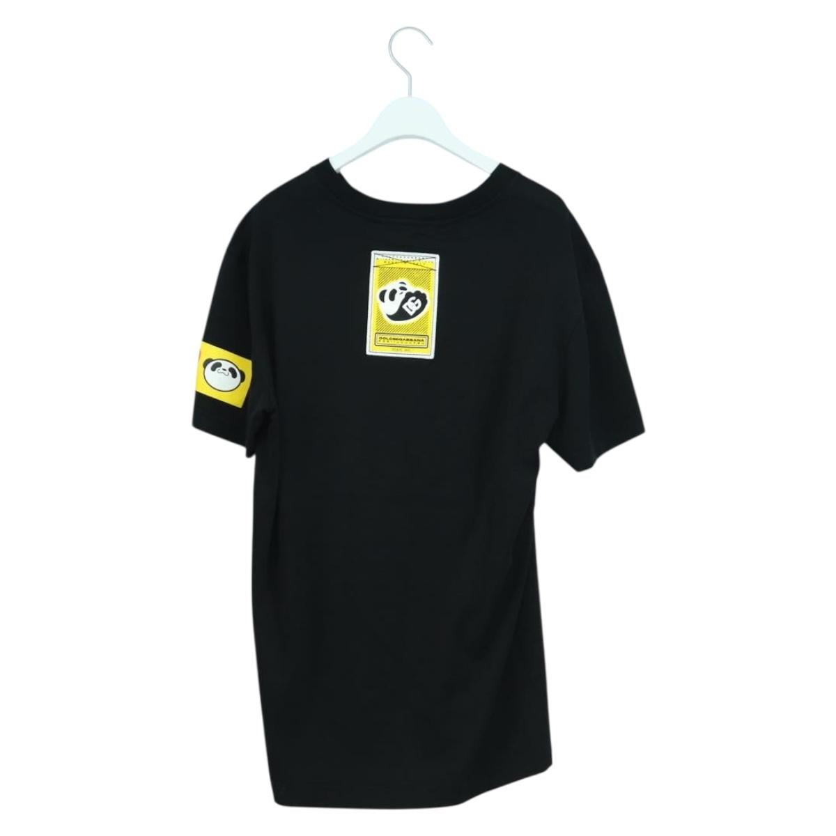 DOLCE&GABBANA D&G x Jujutsu Kaisen Panda T Shirt Cotton Black Auth 167054SM