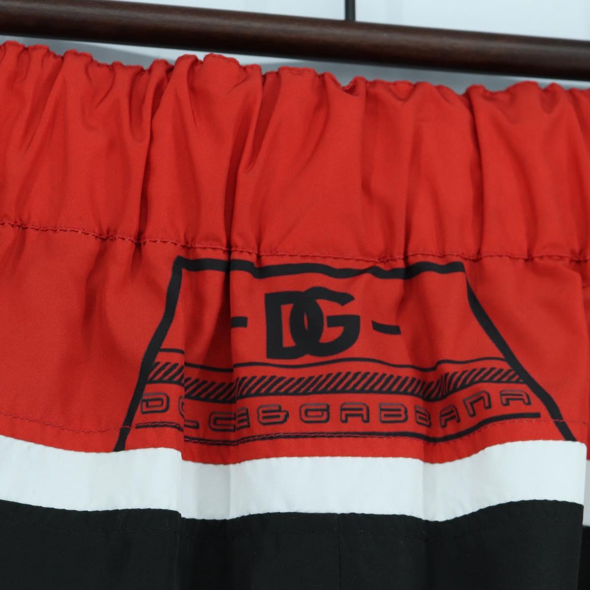 DOLCE&GABBANA D&G x Jujutsu Kaisen Jogger Pants Emblem Nylon Red Auth 167058SAM