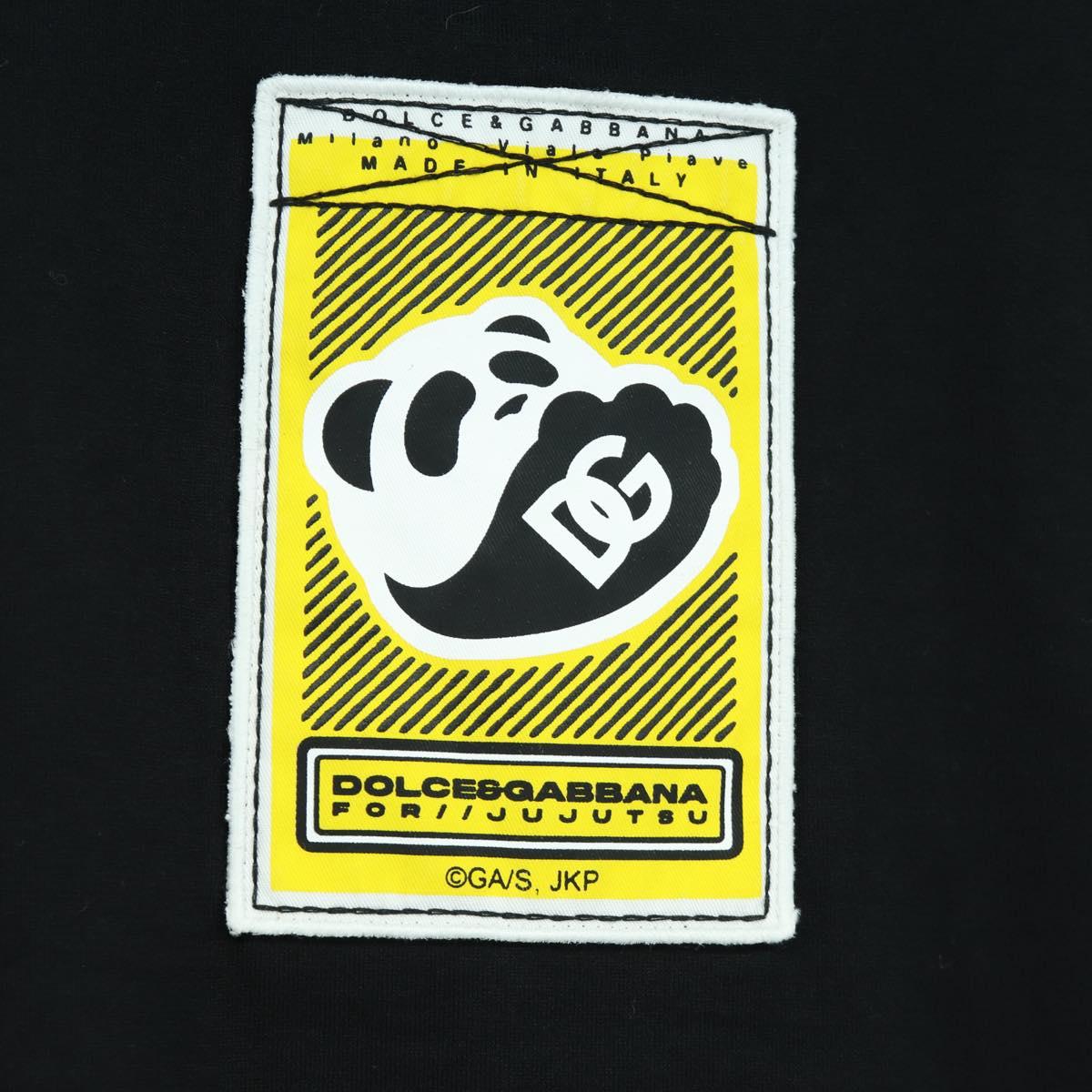 DOLCE&GABBANA D&G x Jujutsu Kaisen Panda T Shirt Cotton Black Auth 167061SM