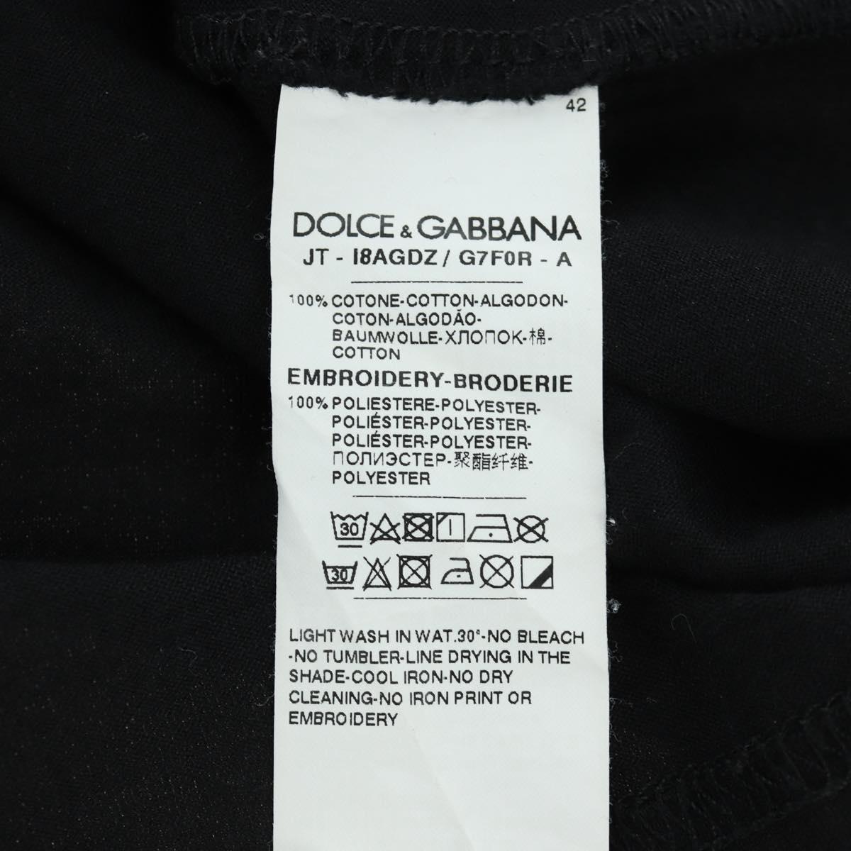 DOLCE&GABBANA D&G x Jujutsu Kaisen Panda T Shirt Cotton Black Auth 167061SM