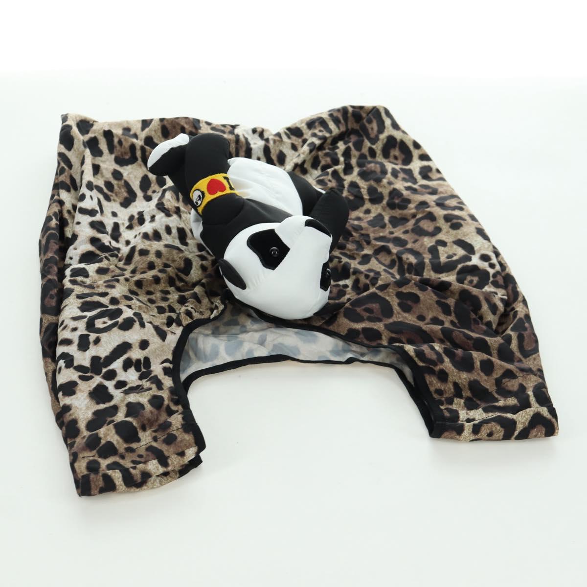 DOLCE&GABBANA D&G x Jujutsu Kaisen Leopard Pattern Eco Panda Black Auth 167068SM