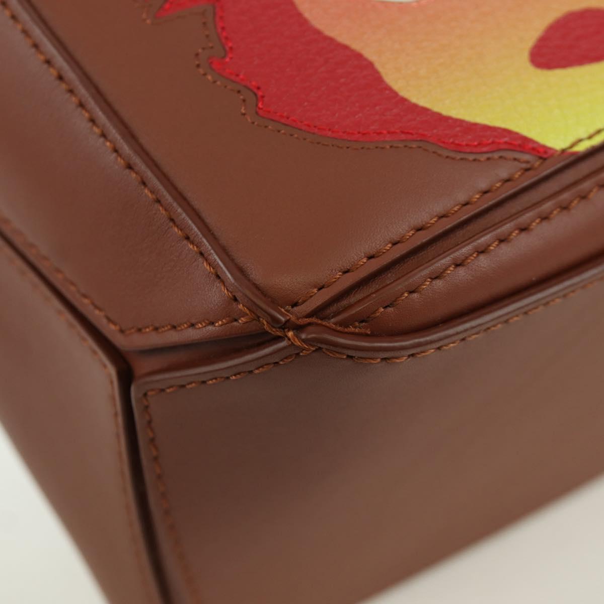 LOEWE テ Ghibli Howl's Moving Castle Puzzle Small Calcifer Leather 2way 167069SM