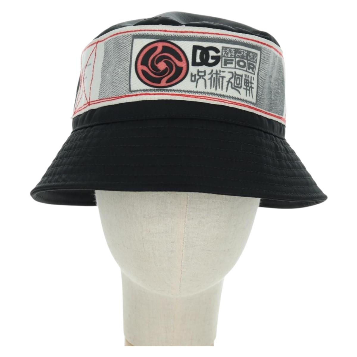 DOLCE&GABBANA D&G x Jujutsu Kaisen Hat Nylon Black Auth 167072SM