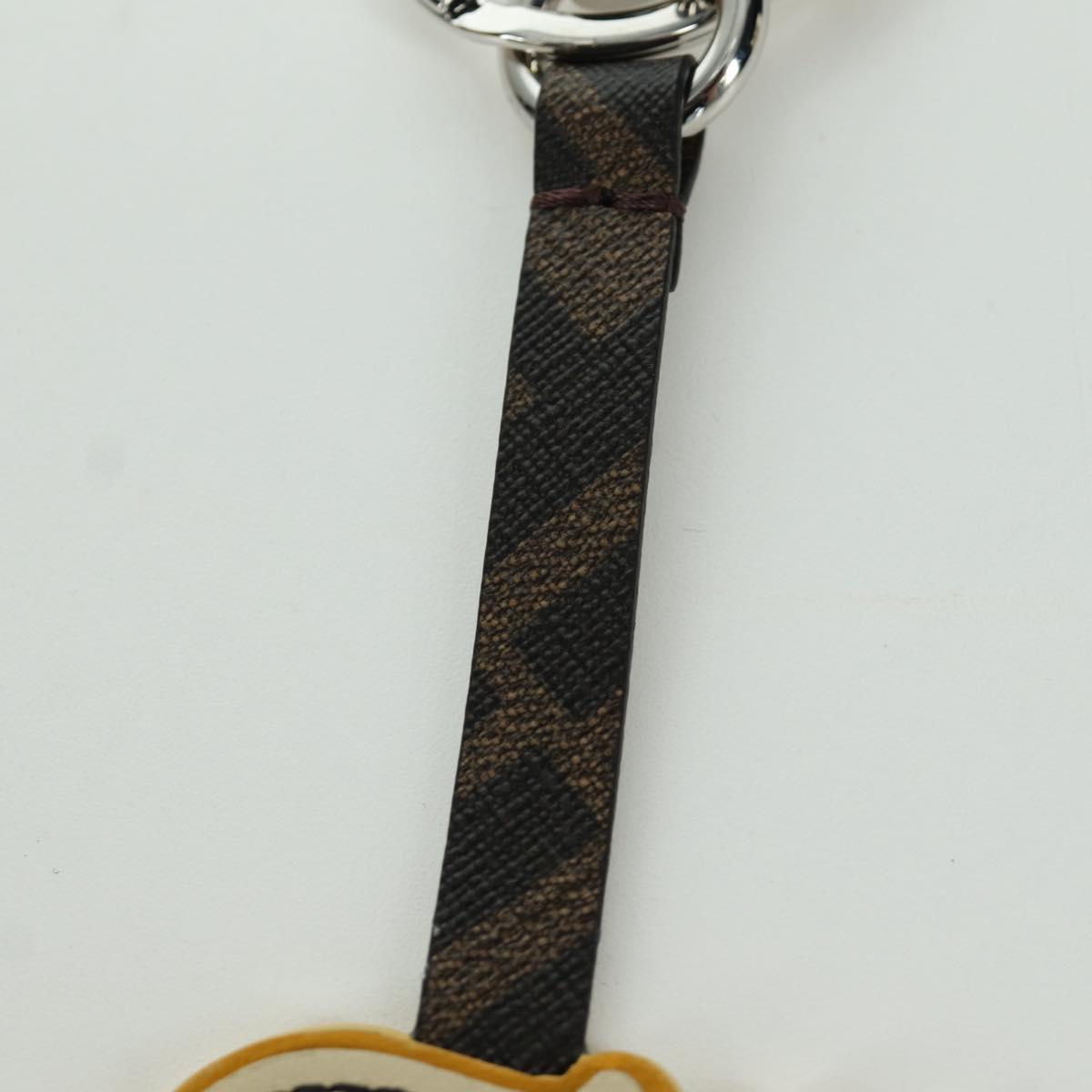 FENDI FENDI x FRGMT x POKテ窺ON Dragonite Charm Leather Yellow Auth 167076SM