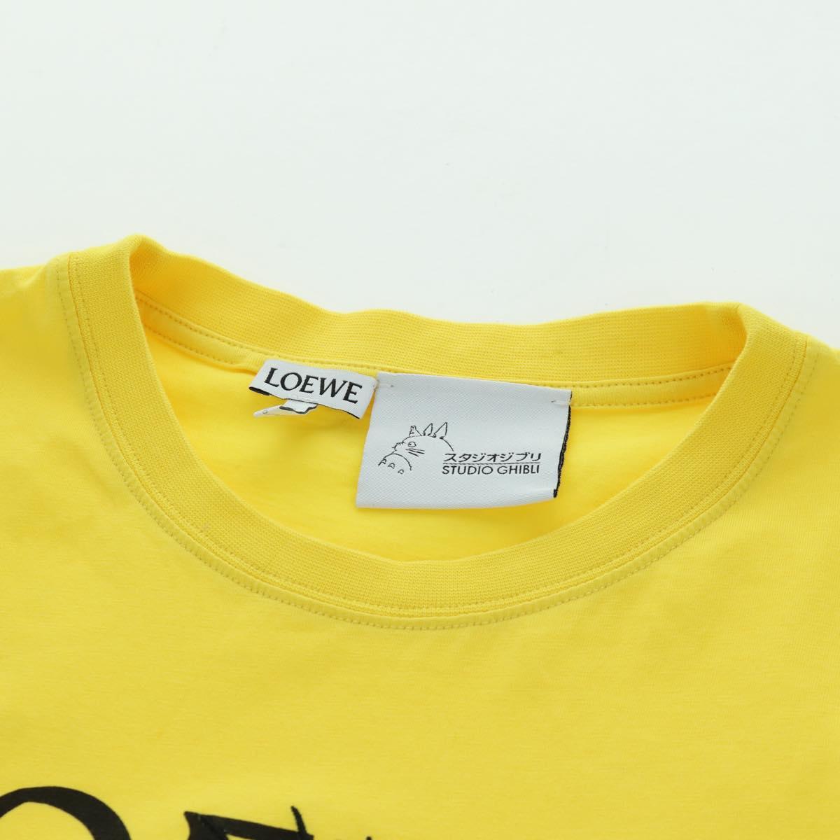 LOEWE × Studio Ghibli Spirited Away T Shirt Cotton Yellow Auth 167078M