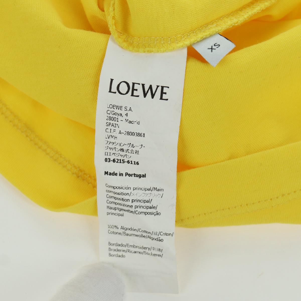 LOEWE × Studio Ghibli Spirited Away T Shirt Cotton Yellow Auth 167078M