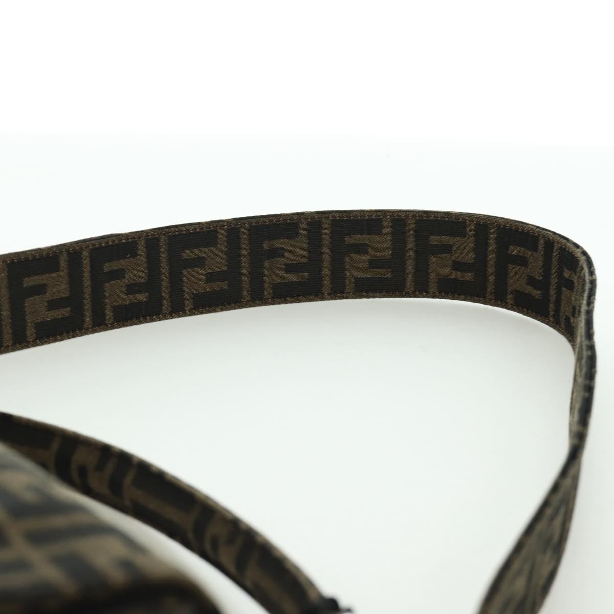 FENDI Zucca Canvas Dragonfly FRGMT POKテ窺ON Mamma Baguette Black Auth 167082SM