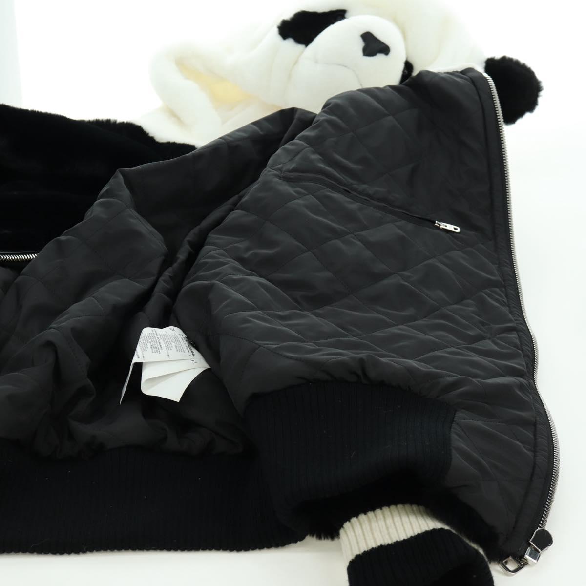DOLCE&GABBANA D&G x Jujutsu Kaisen Fur Blouson Panda Jacket White Auth 167083SM