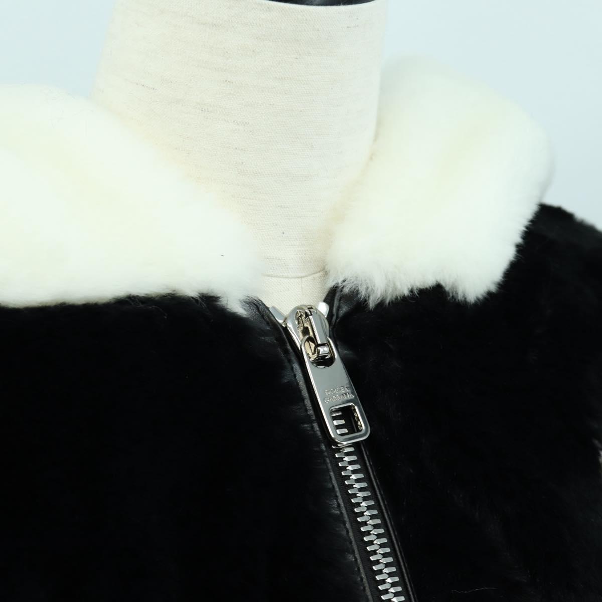 DOLCE&GABBANA D&G x Jujutsu Kaisen Fur Blouson Panda Jacket White Auth 167083SM