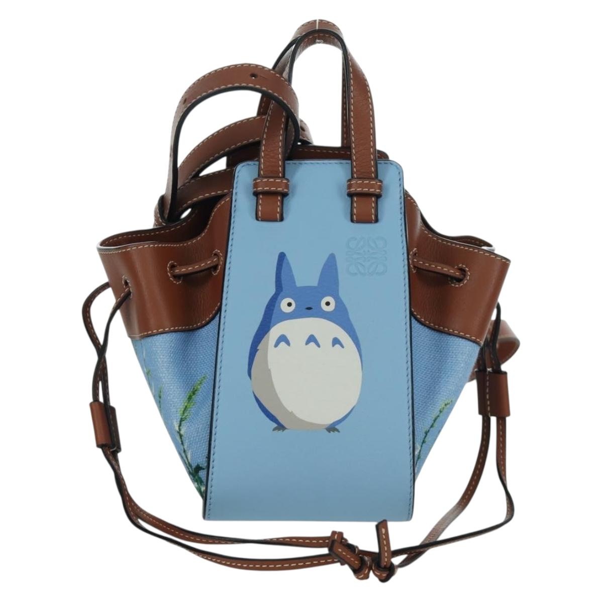 LOEWE テ Ghibli My Neighbor Totoro Hammock Draw Sling Medium Totoro Auth 167089SM