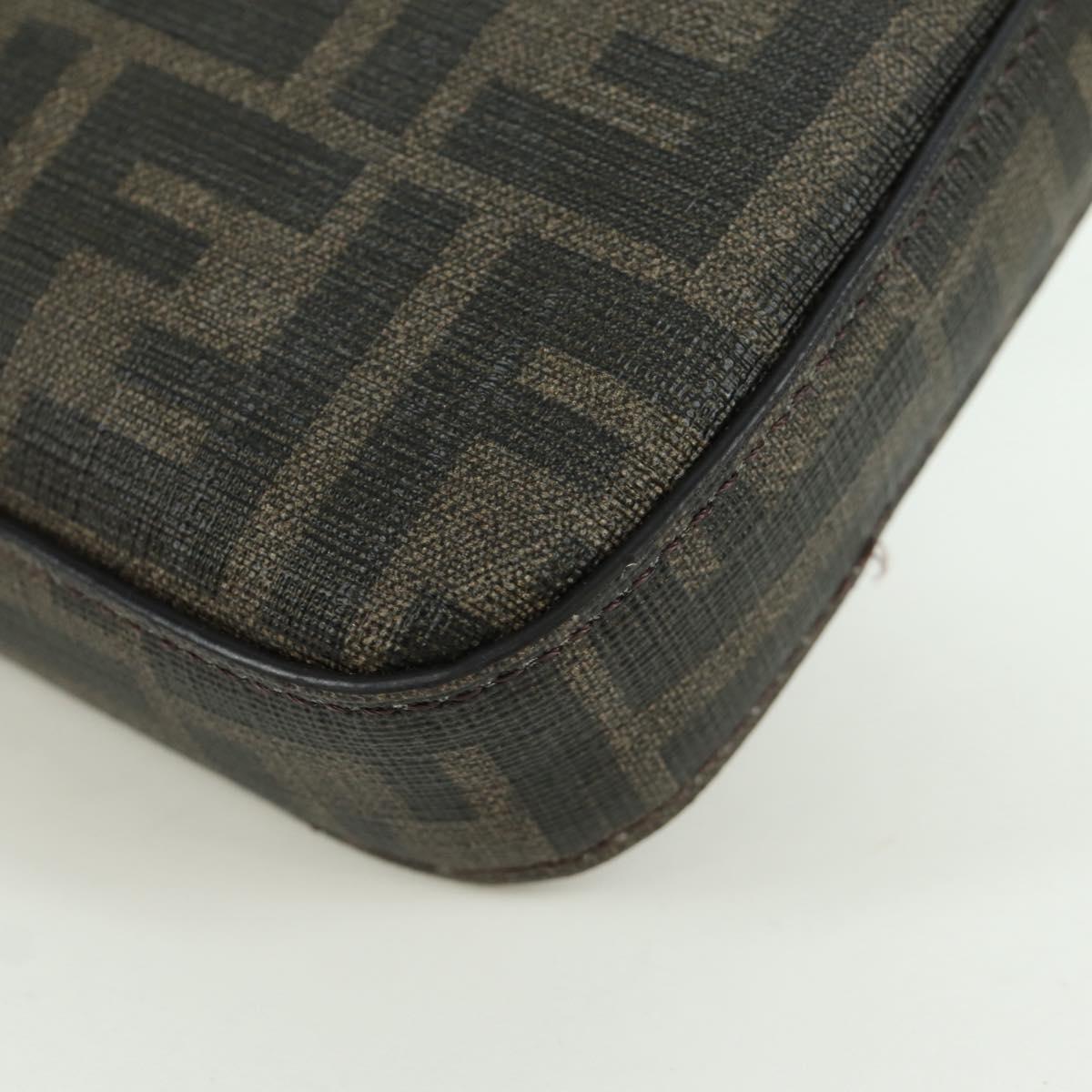 FENDI Zucca Canvas Dragonfly FENDI x FRGMT x POKテ窺ON Bag Black Auth 167090SM