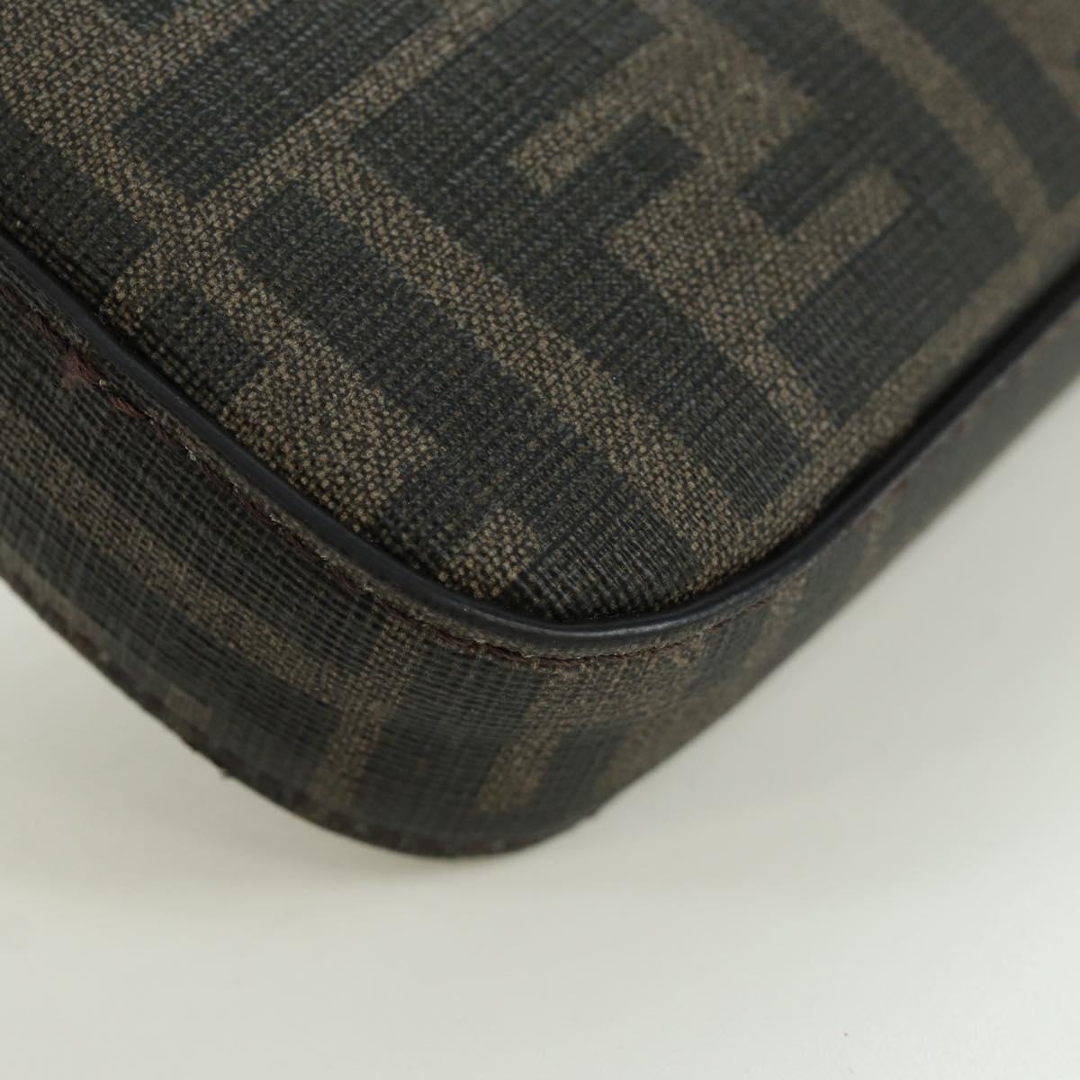 FENDI Zucca Canvas Dragonfly FENDI x FRGMT x POKテ窺ON Bag Black Auth 167090SM