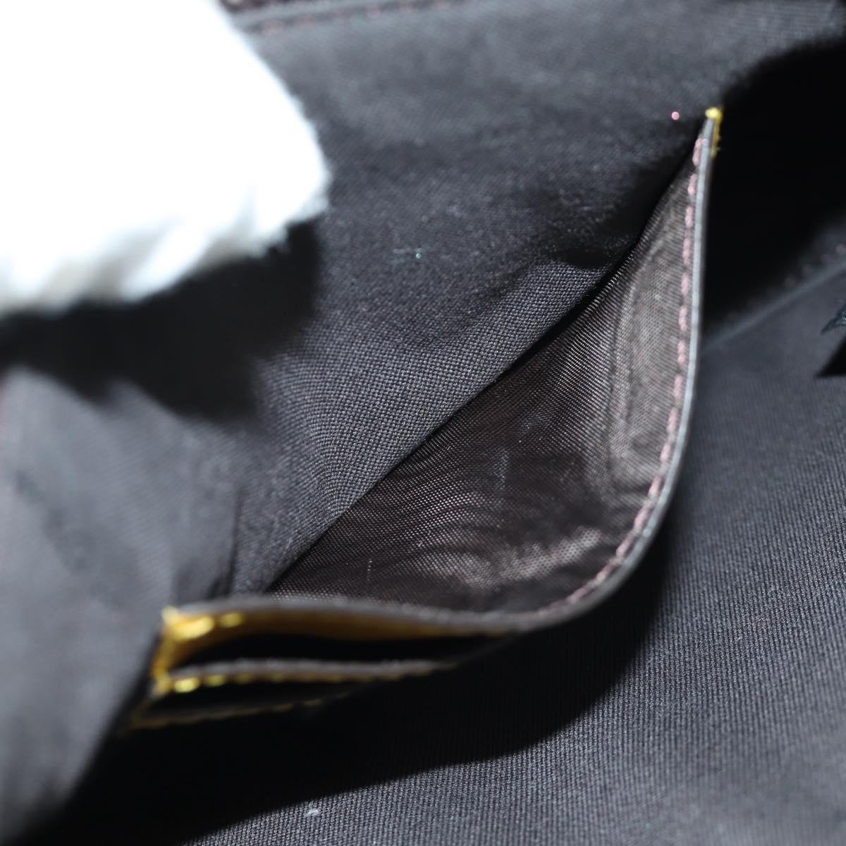 FENDI Zucca Canvas Dragonfly FENDI x FRGMT x POKテ窺ON Bag Black Auth 167090SM