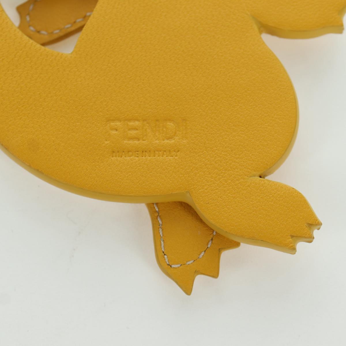 FENDI FENDI x FRGMT x POKテ窺ON Dragonite Charm Yellow Auth 167091SM