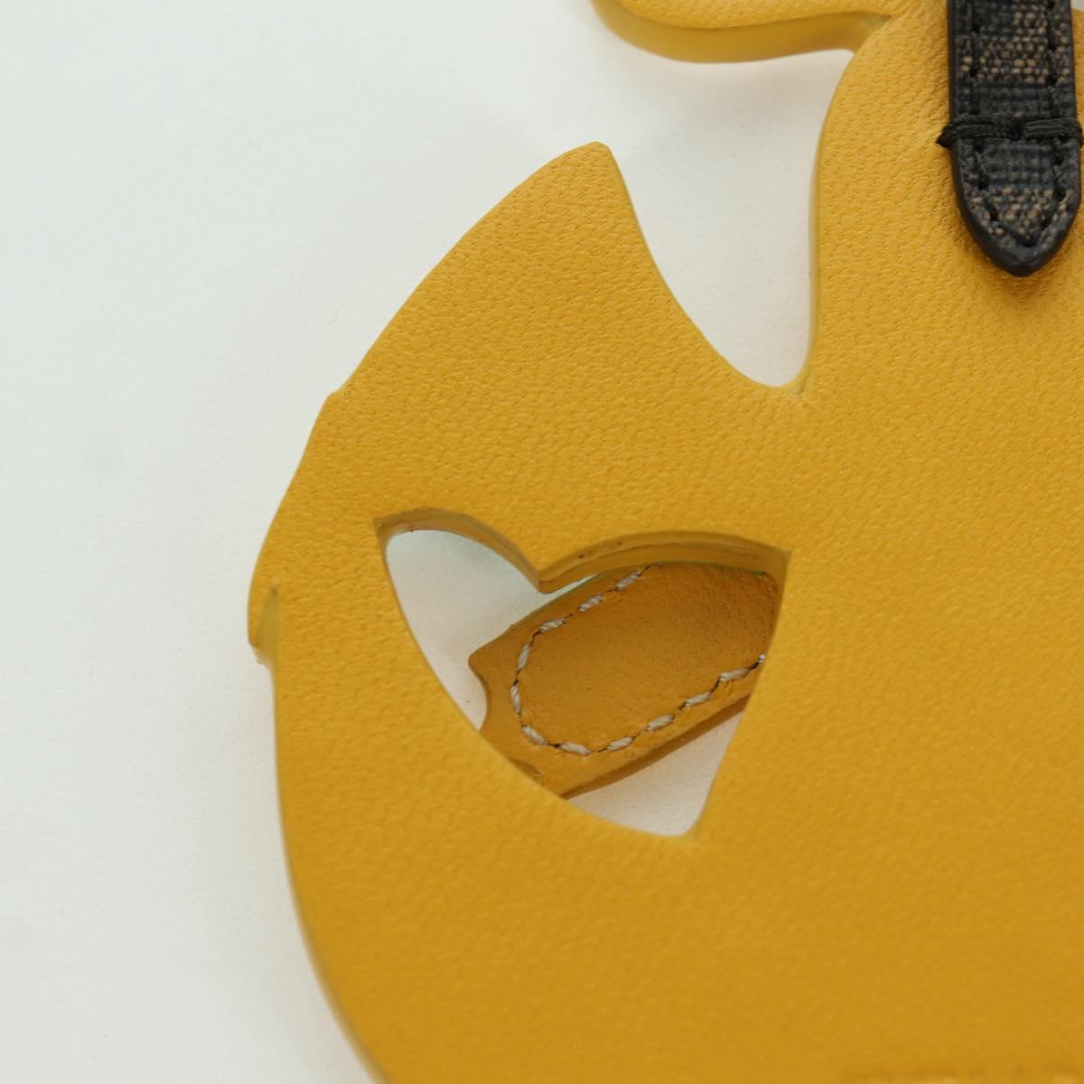 FENDI FENDI x FRGMT x POKテ窺ON Dragonite Charm Yellow Auth 167091SM