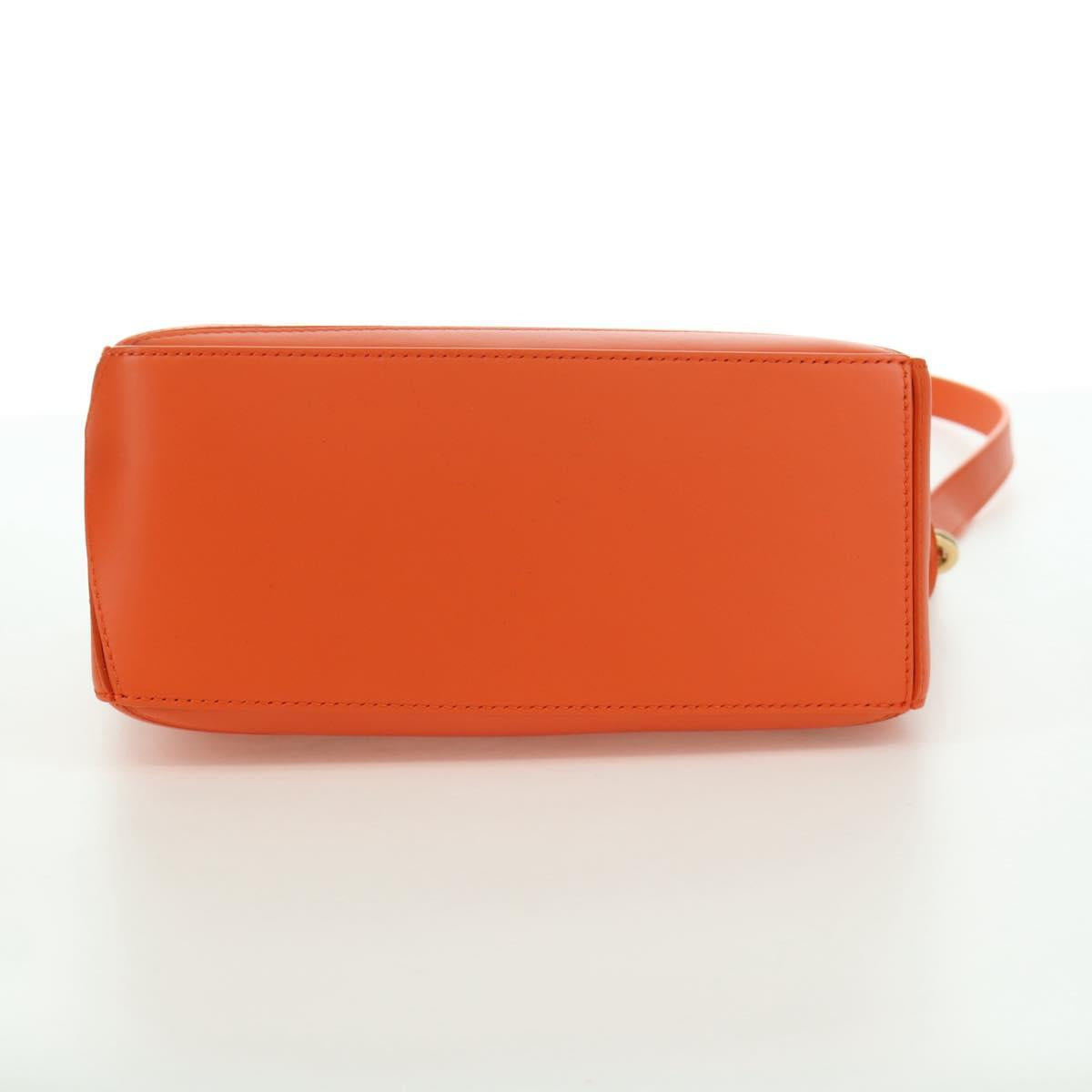 LOEWE テ Ghibli Howl's Moving Castle Puzzle Bag Calcifer Orange Auth 167092SM