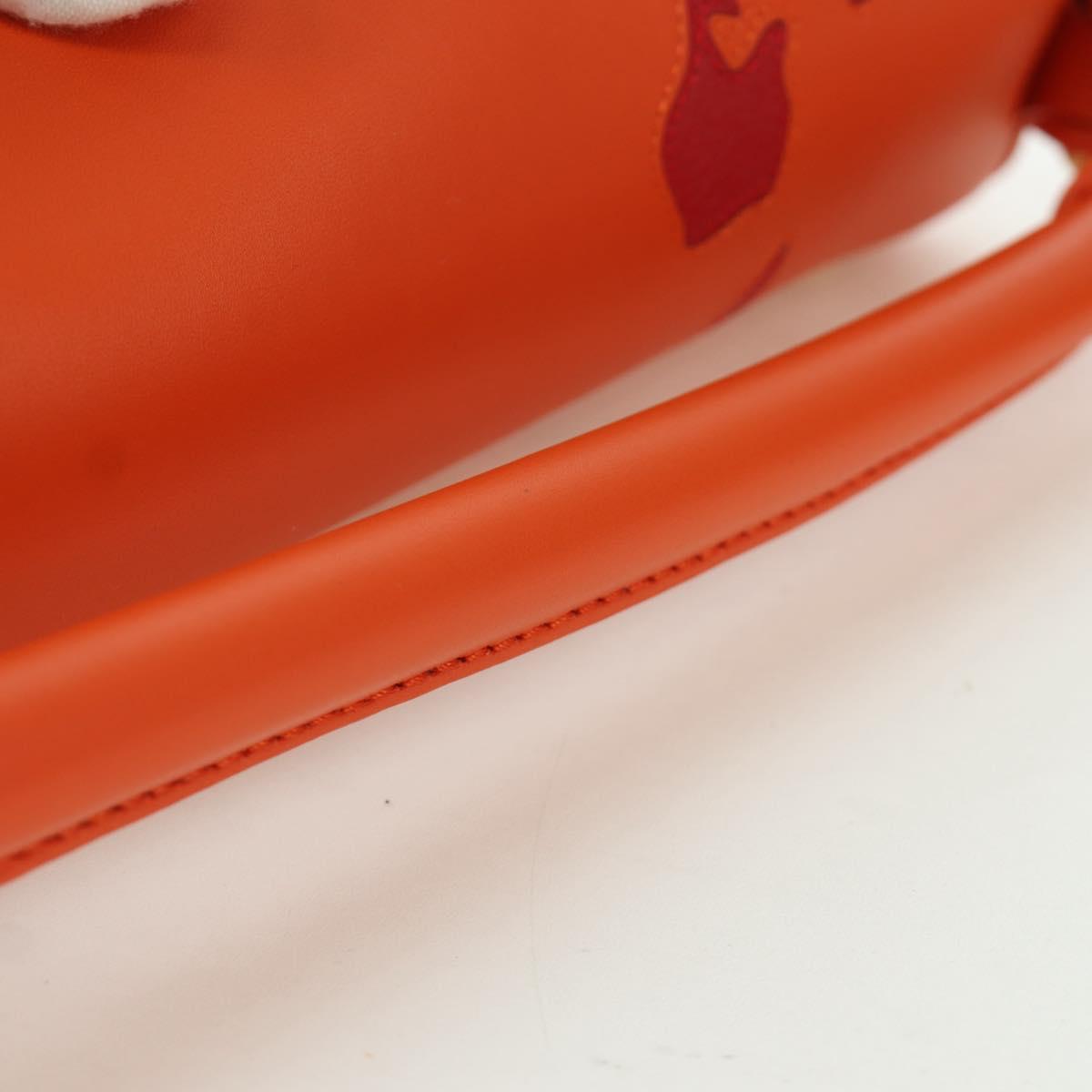 LOEWE テ Ghibli Howl's Moving Castle Puzzle Bag Calcifer Orange Auth 167092SM