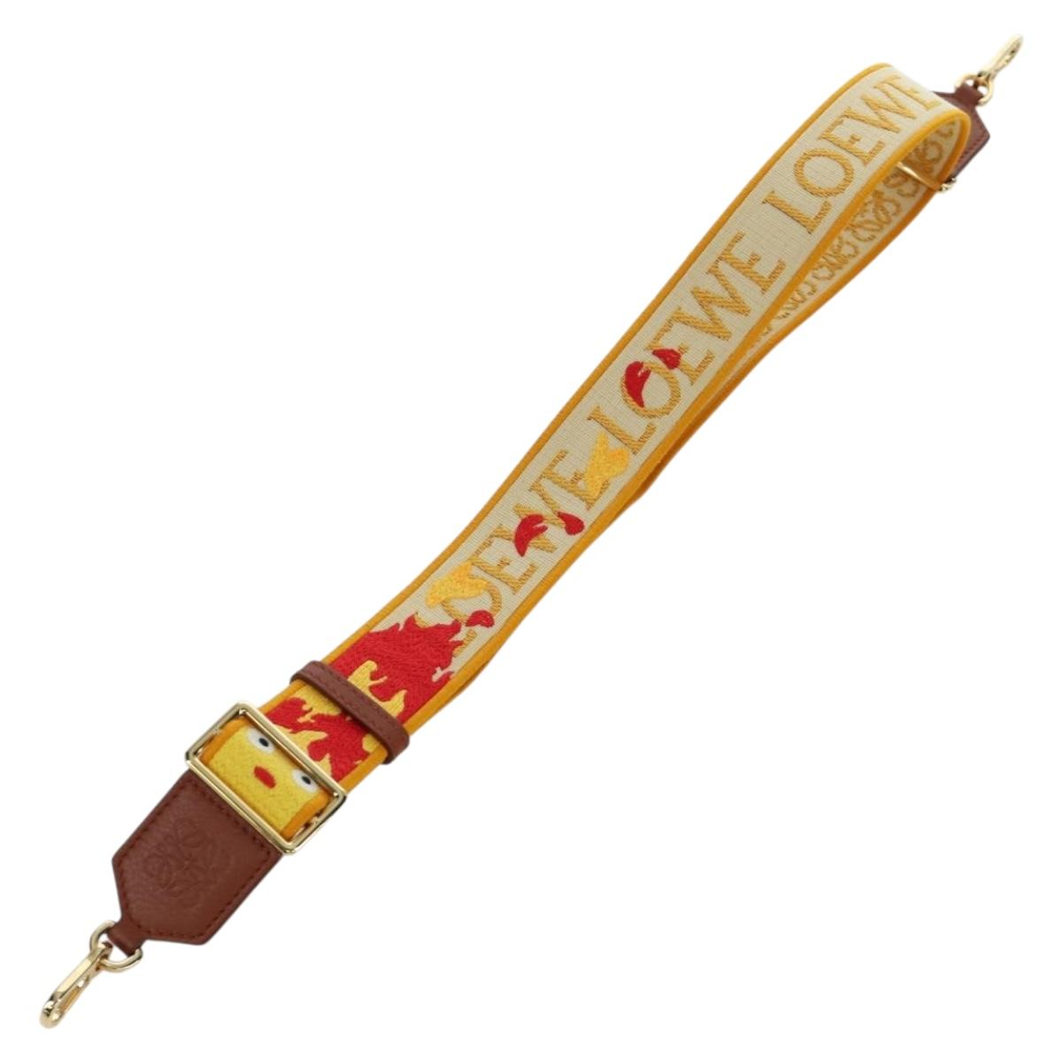LOEWE テ Studio Ghibli Howl's Moving Castle Shoulder Strap Canvas Auth 167093SM