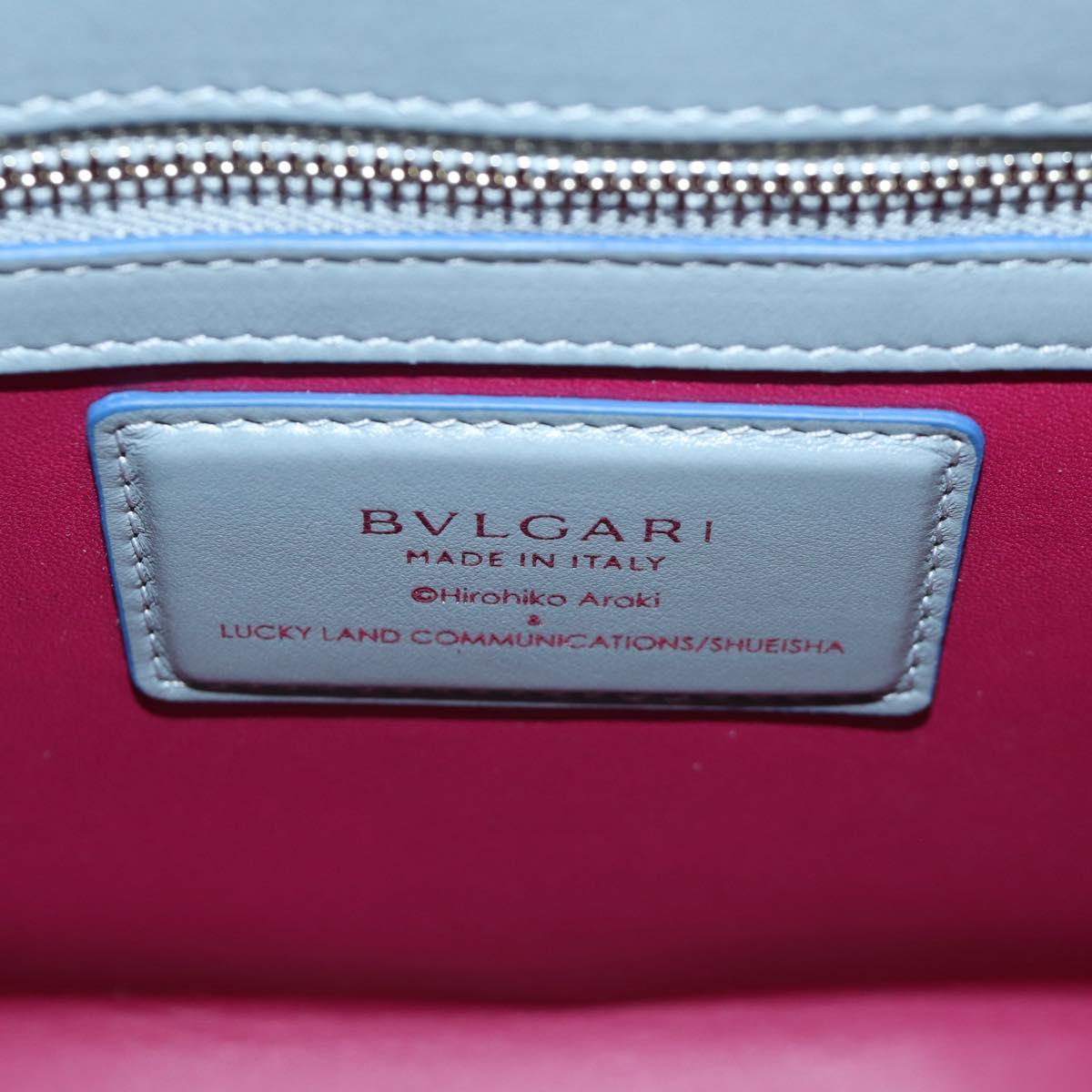 BVLGARI x JoJo's Bizarre Adventure Alba Killer Queen Leather 2way Auth 167094SM