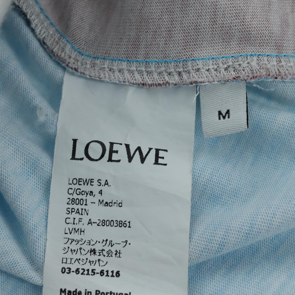 LOEWE テ Ghibli Chihiro & No Face Spirited Away T Shirt Cotton Blue Auth 167117M
