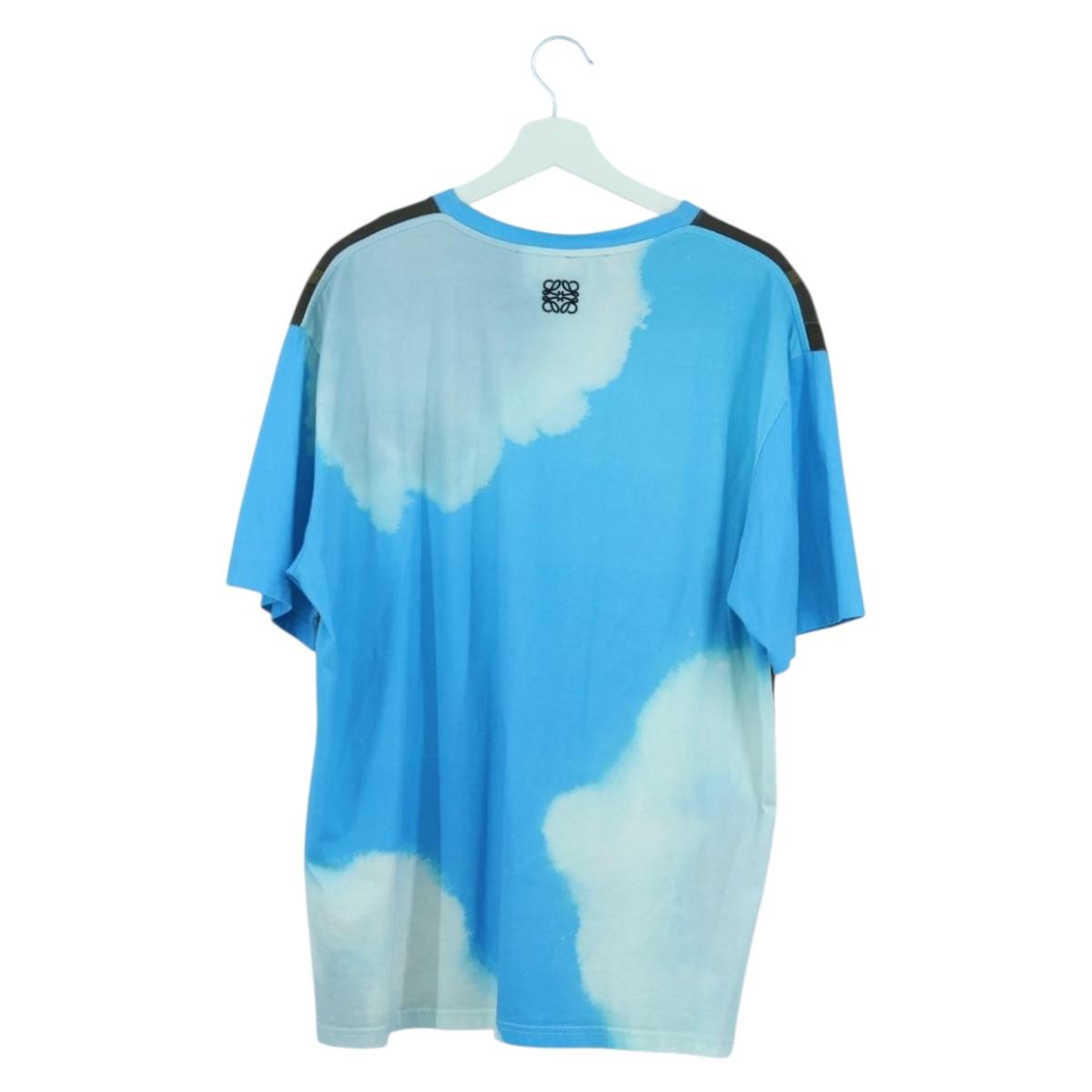 LOEWE テ Ghibli Chihiro & No Face Spirited Away T Shirt Cotton Blue Auth 167117M