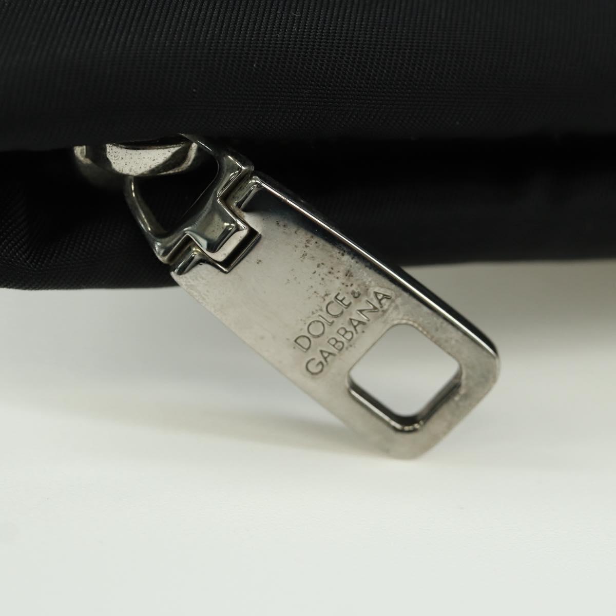 DOLCE&GABBANA D&G x Jujutsu Kaisen Nobara Bag Nylon Black Silver Auth 167127SM