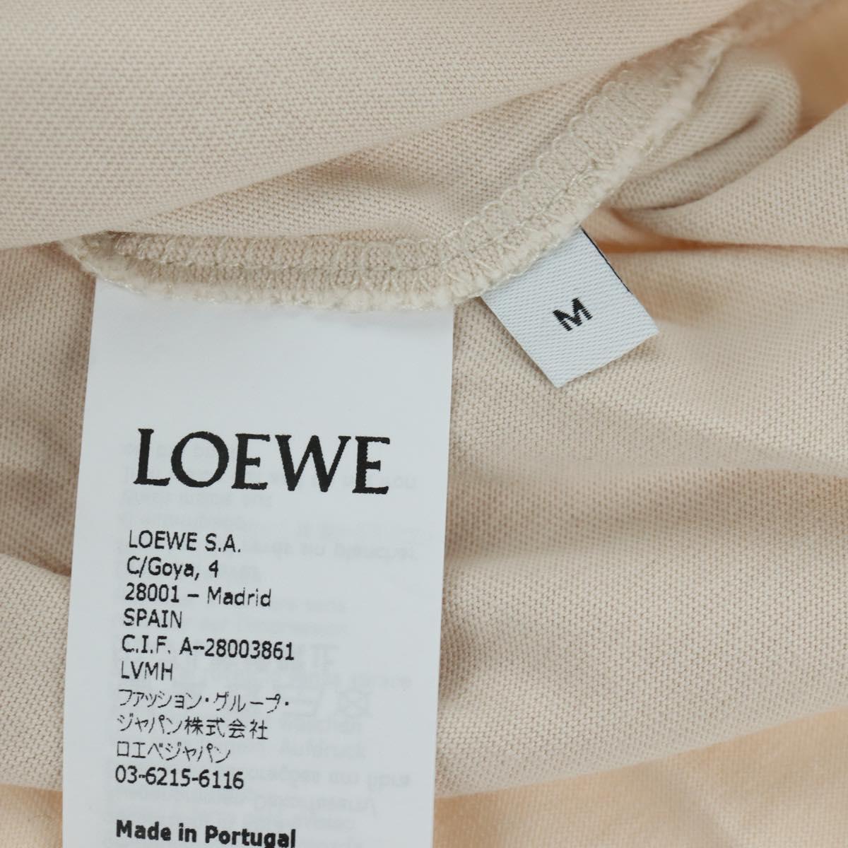 LOEWE Ã Studio Ghibli Makurokurosuke T Shirt Cotton Beige Auth 167128M