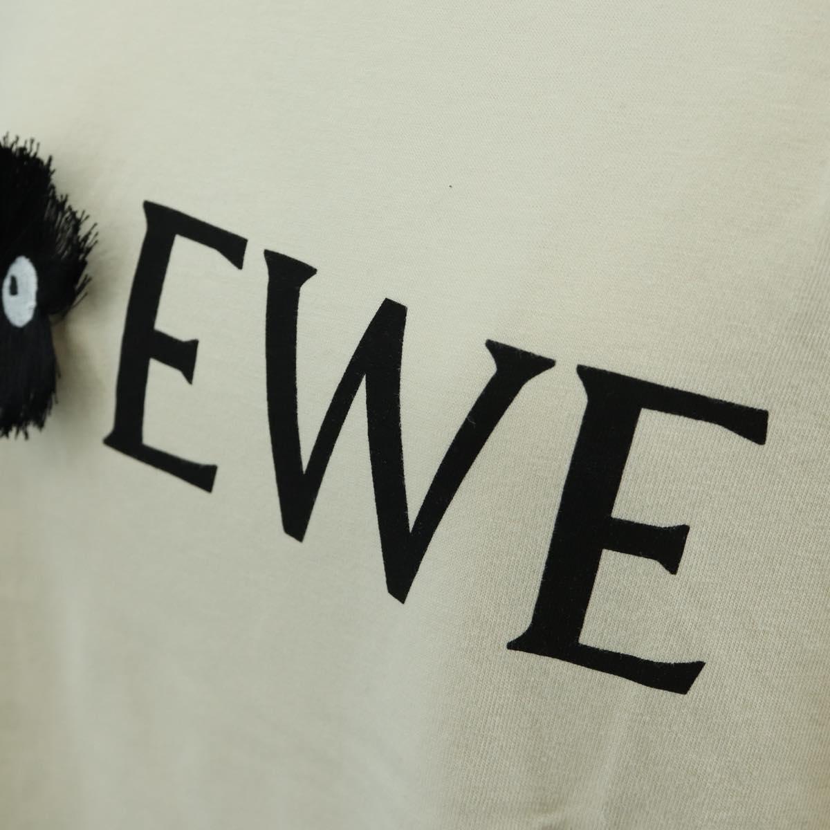 LOEWE Ã Studio Ghibli Makurokurosuke T Shirt Cotton Beige Auth 167128M
