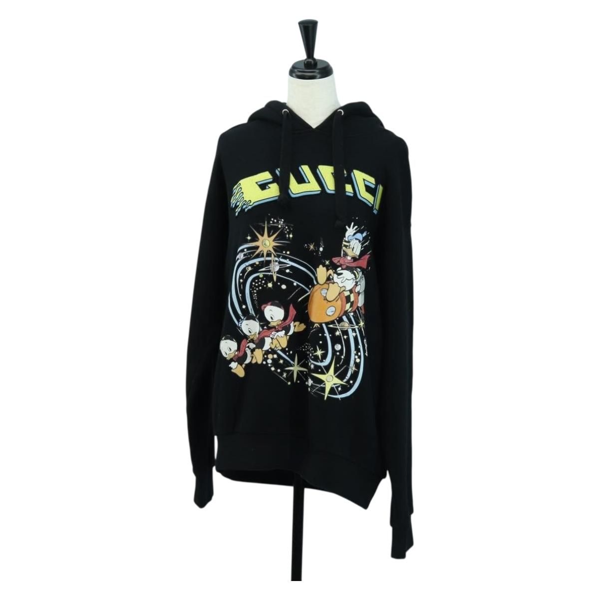 GUCCI GUCCI x Disney Parker Donald Jacket Cotton Black Auth 167129M
