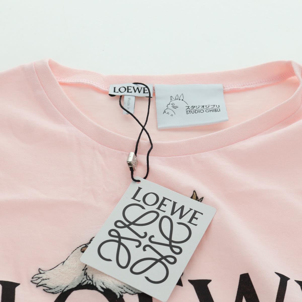 LOEWE Ã Studio Ghibli Howl's Moving Castle Hin T Shirt Cotton Pink Auth 167142M