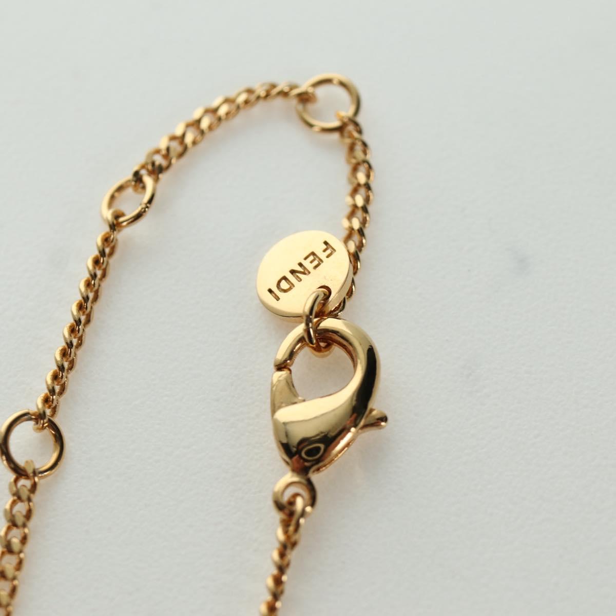 FENDI FENDI x FRGMT x POKÉMON Pok Ball Necklace metal Gold Tone Auth 167144SM
