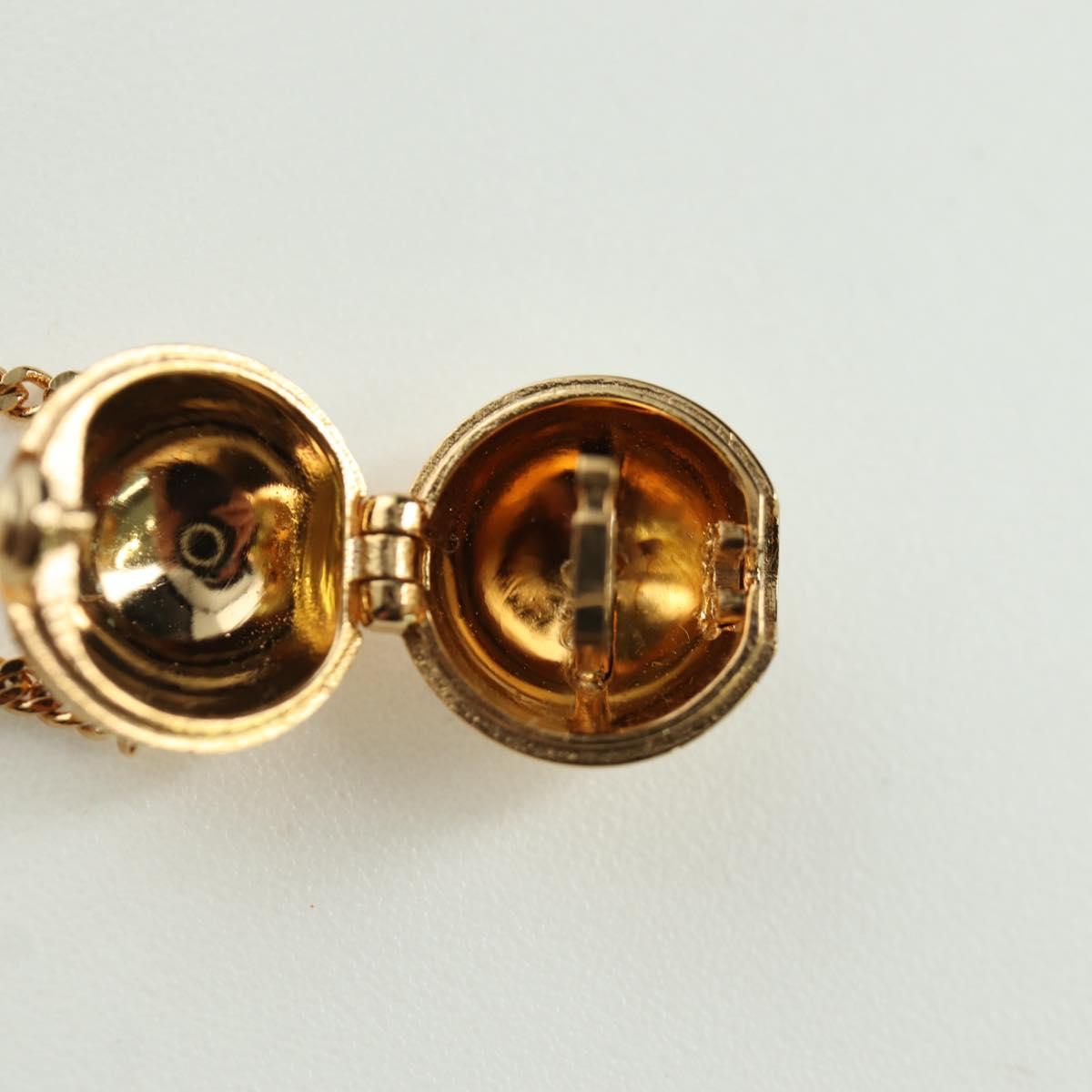 FENDI FENDI x FRGMT x POKÉMON Pok Ball Necklace metal Gold Tone Auth 167144SM