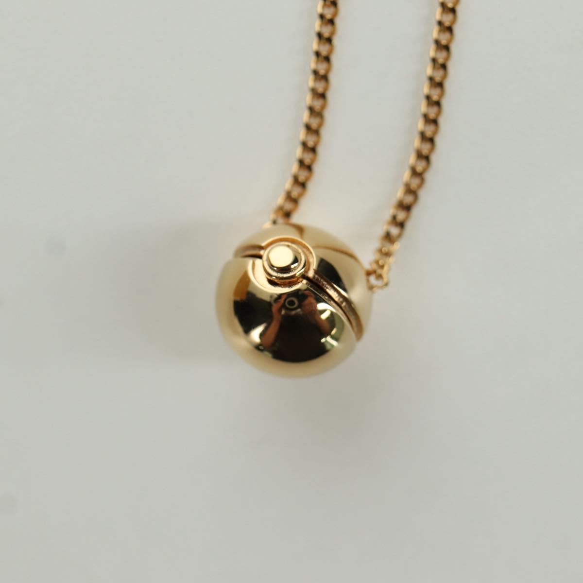 FENDI FENDI x FRGMT x POKÉMON Pok Ball Necklace metal Gold Tone Auth 167144SM