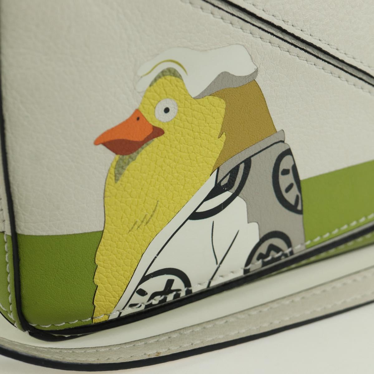 LOEWE × Ghibli Spirited Away Puzzle Bag Mini Ootori Sama Leather Auth 167145SM