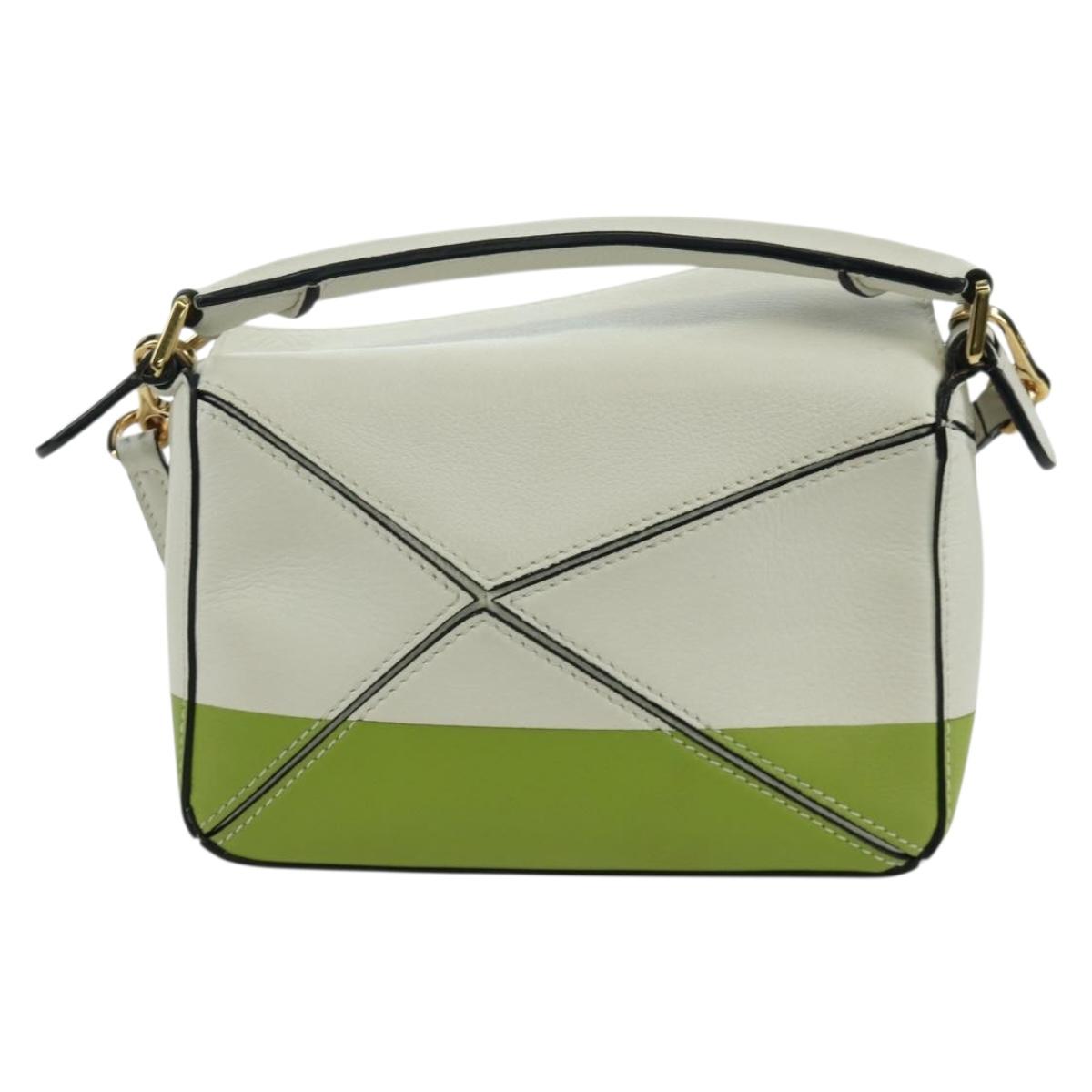 LOEWE × Ghibli Spirited Away Puzzle Bag Mini Ootori Sama Leather Auth 167145SM