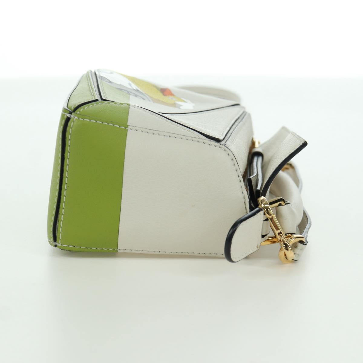 LOEWE × Ghibli Spirited Away Puzzle Bag Mini Ootori Sama Leather Auth 167145SM