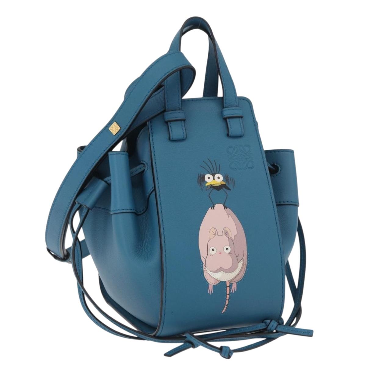 LOEWE Ã Ghibli Spirited Away Hammock Drawer Sling Mouse & Flybird Auth 167152SM