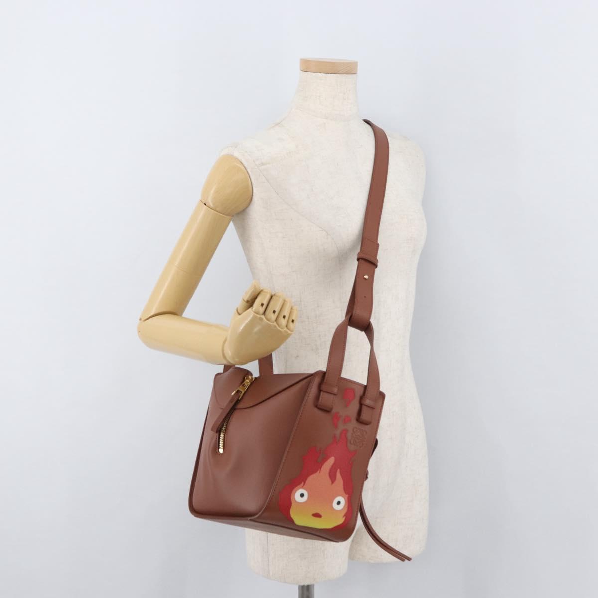 LOEWE Ã Ghibli Calcifer Howl's Moving Castle Hammock Leather 2way Auth 167155SM