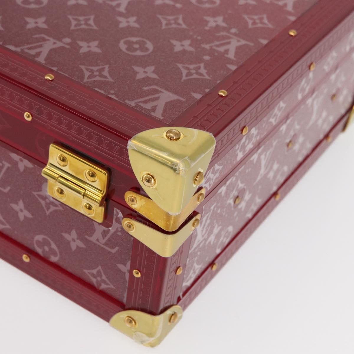 LOUIS VUITTON Monogram See Through Cotoville 40 Trunk Glass M13182 Auth 167157SM