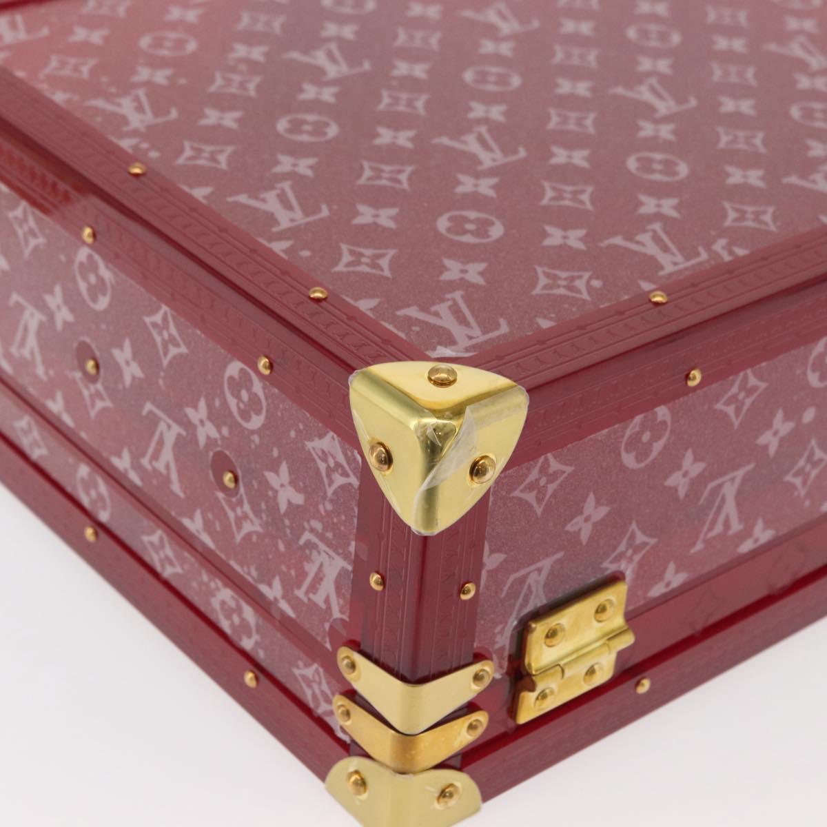 LOUIS VUITTON Monogram See Through Cotoville 40 Trunk Glass M13182 Auth 167157SM