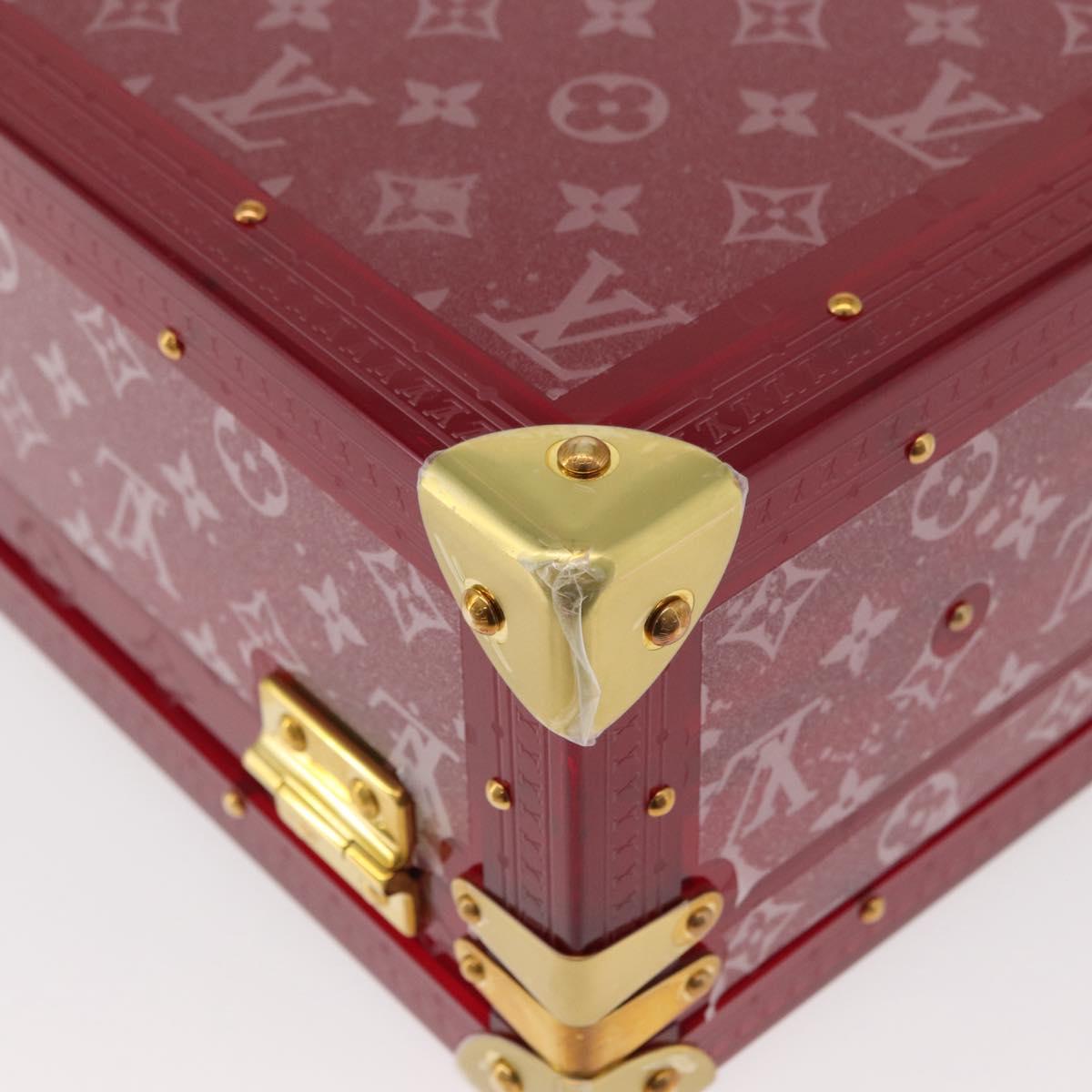LOUIS VUITTON Monogram See Through Cotoville 40 Trunk Glass M13182 Auth 167157SM
