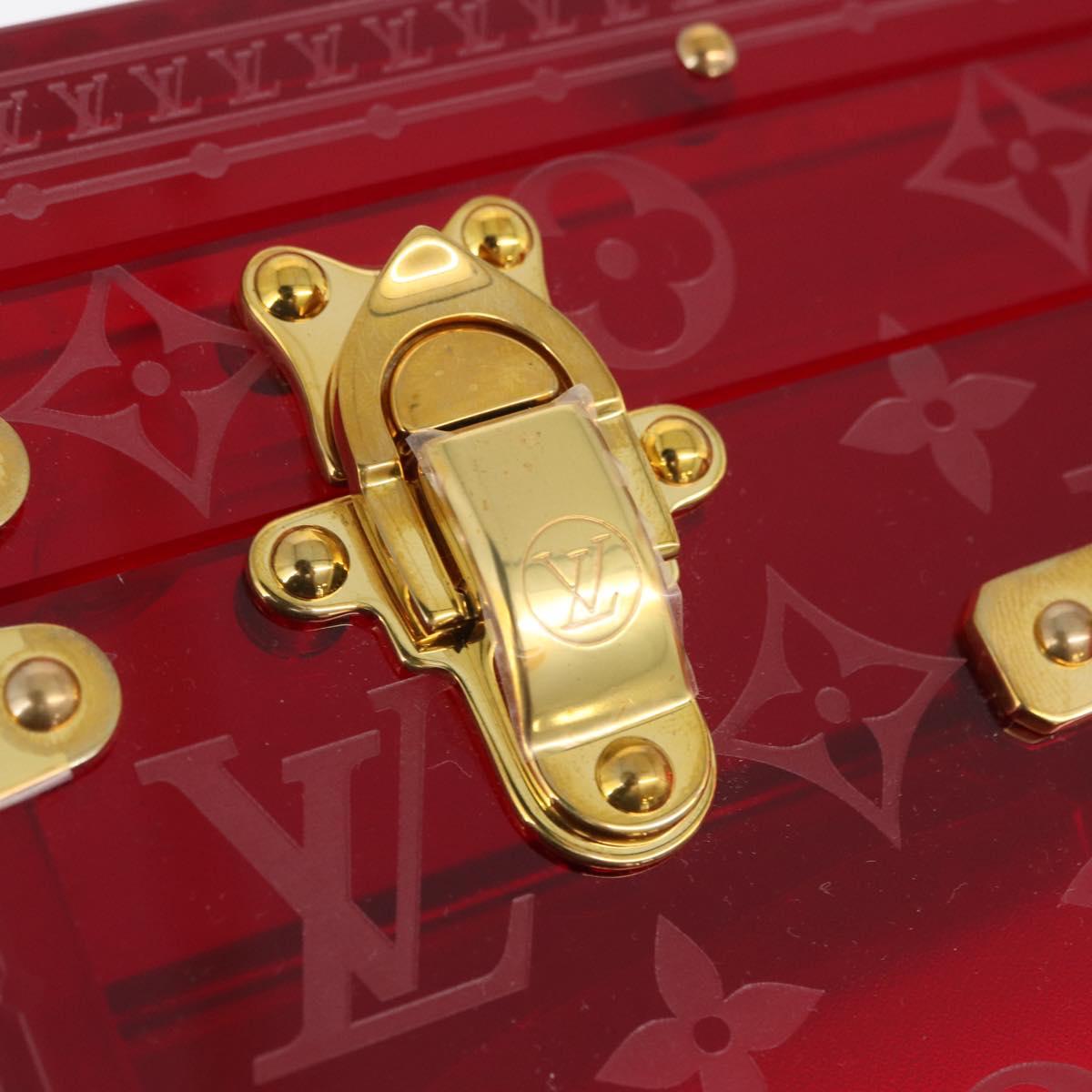 LOUIS VUITTON Monogram See Through Cotoville 40 Trunk Glass M13182 Auth 167157SM